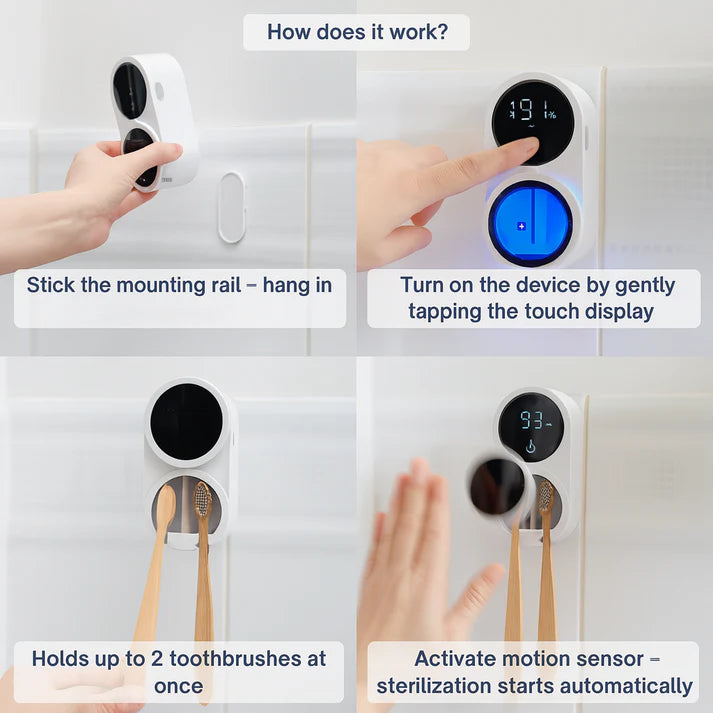 Oralis™ Bacteria Free Toothbrush Sterilizer